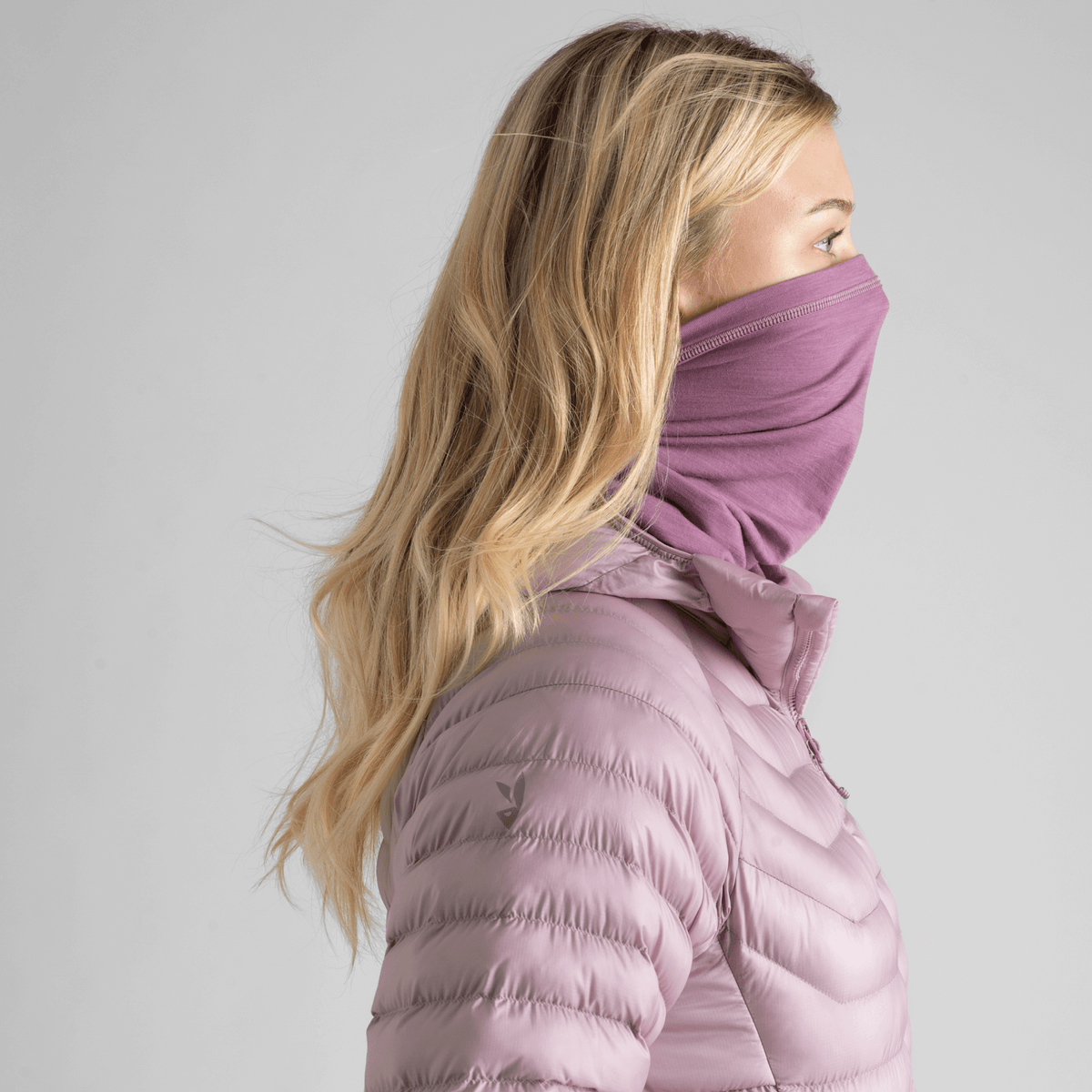 Senti Merino Multifunctional Scarf — Purple