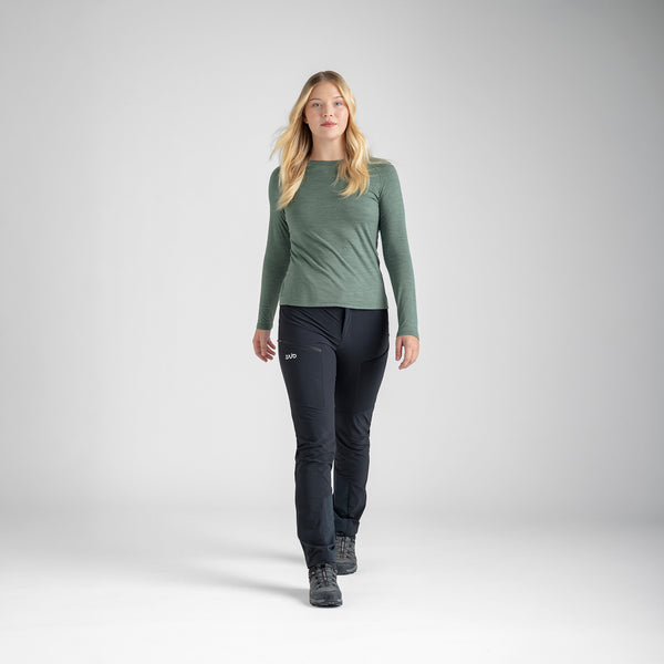 Senti Women's Merino Longsleeve — Dark Navy